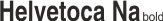 Helvetica Narow bold